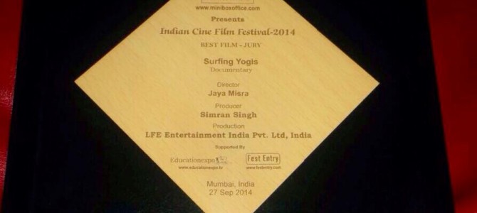 Surfing Yogis based in Odisha wins best documentary at Indian cine film festival