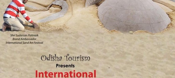 International Sandart Festival from 1st – 5th Dec in Konark