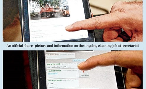 BMC bhubaneswar starts using Whatsapp for improving coodination