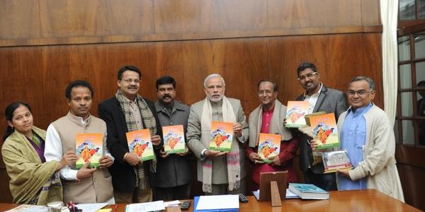 PM Narendra Modi Releases book Vande Bharatam – collection of poems from Odisha papers