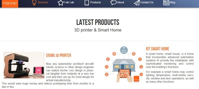 Bhubaneswar based Startup Fabonix Launches 3D Printer and IoT Smart Home