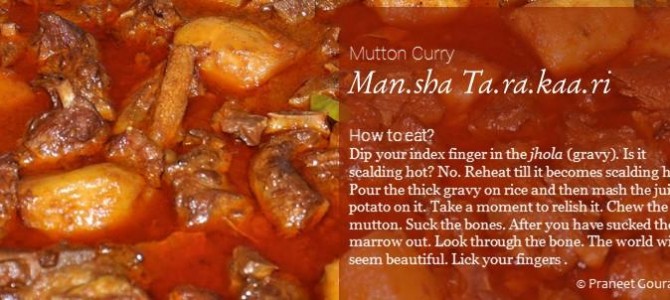 Odias and their love for Mansha tarkari (Mutton curry) depicted in an awesome way