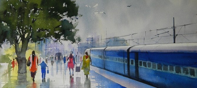 Art Work of Bijay Biswal of Odisha a Railways employee goes Viral