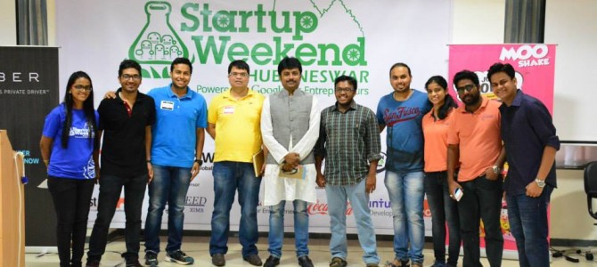 First ever Startup Weekend in Bhubaneswar was a great Success