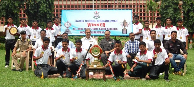 Bhubaneswar Sainik School is National Hockey Champions in All Indian Sainik School Championship