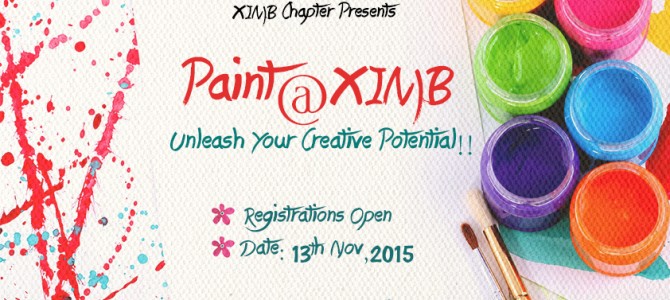 Unleash your creative potential at Painting Competition at XIMB on 13th Nov