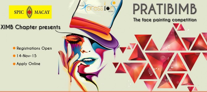 Pratibimb : The face painting competition by SPIC MACAY XIMB chapter